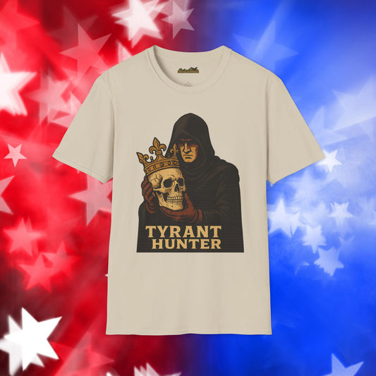 "Tyrant Hunter" - Bold Graphic Unisex Softstyle Tee