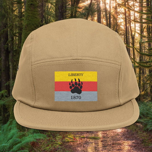 Liberty Flag  - Embroidered 5 Panel Outdoor Cap