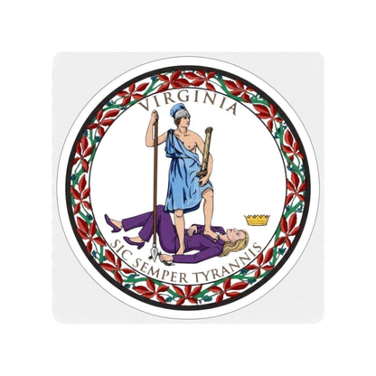 Virginia Tyrant State Seal - Die-Cut Sticker