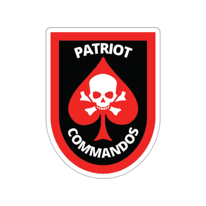 Patriot Commando - Die-Cut Sticker
