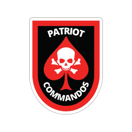 Patriot Commando - Die-Cut Sticker