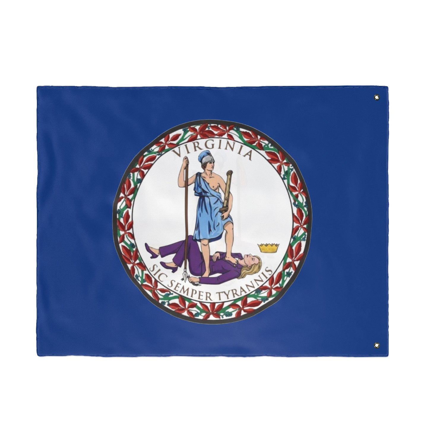 Virginia Tyrant State Seal - Double-Sided Flag