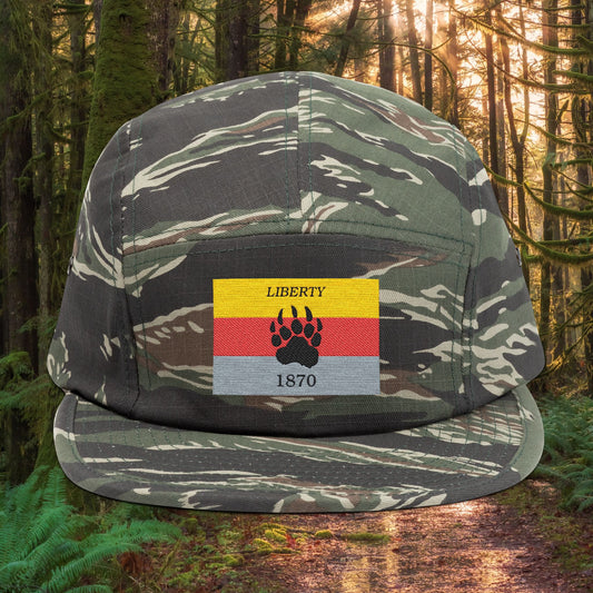 Liberty Flag  - Embroidered 5 Panel Outdoor Cap