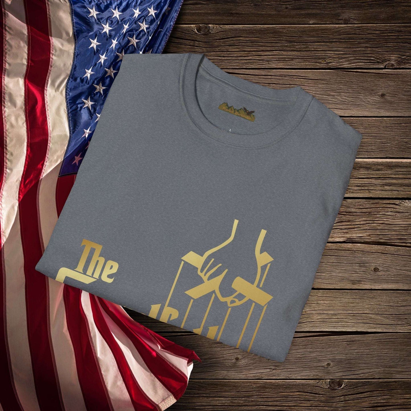 "The Grandfather" Quote - Softstyle T-Shirt for Grandpa