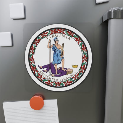 Virginia Tyrant State Seal - Die-Cut Magnet