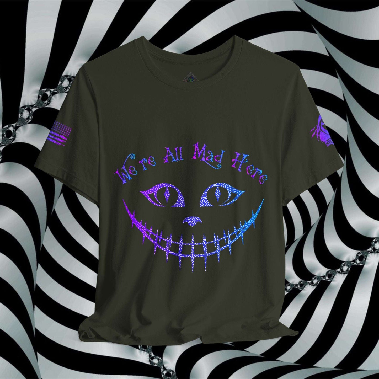 We're All Mad Here (Purple/Blue) - T-Shirt