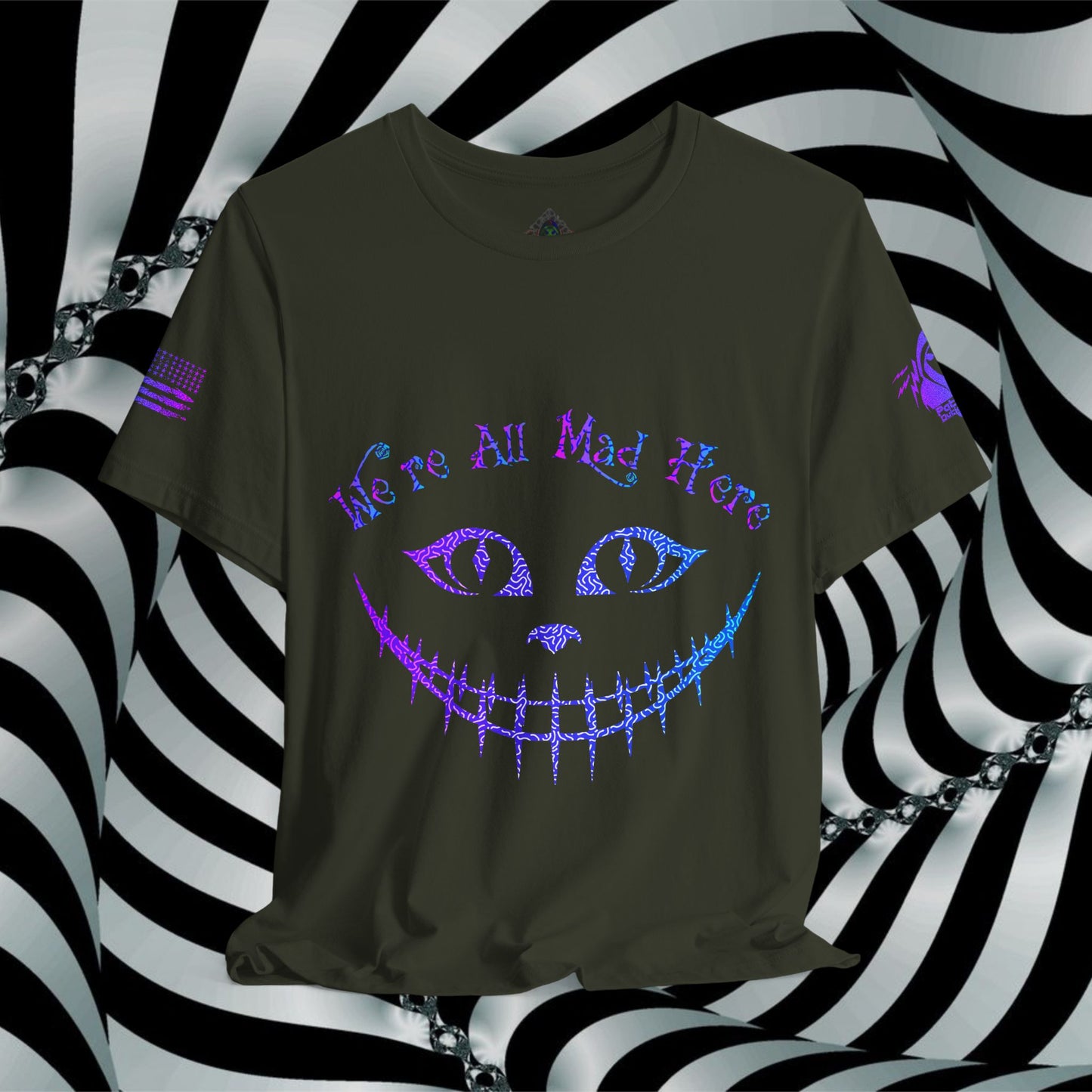 We're All Mad Here (Purple/Blue) - T-Shirt