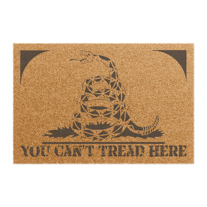 "You Can't Tread Here" - Humorous Welcome Doormat