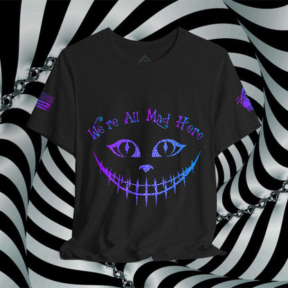 We're All Mad Here (Purple/Blue) - T-Shirt
