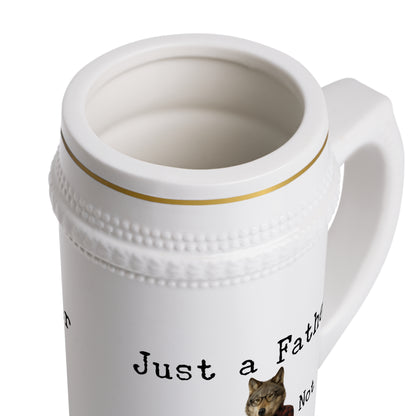 "Just a Father" - Funny Beer Stein Mug