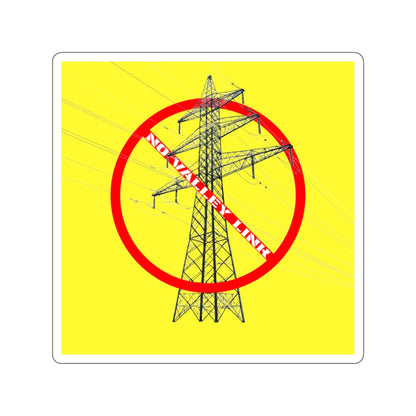 No Valley Link - Die-Cut Sticker