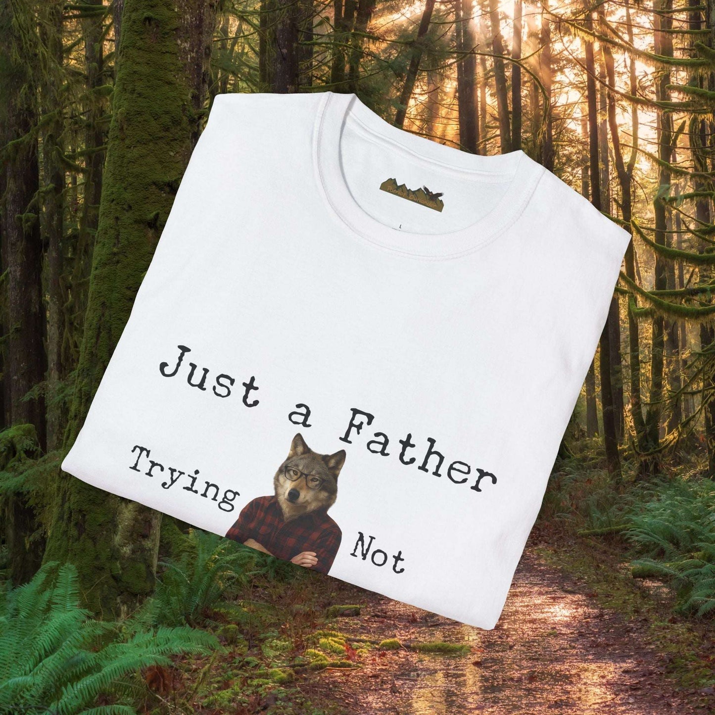 Just a Father Trying Not to Raise Sheep - T-Shirt