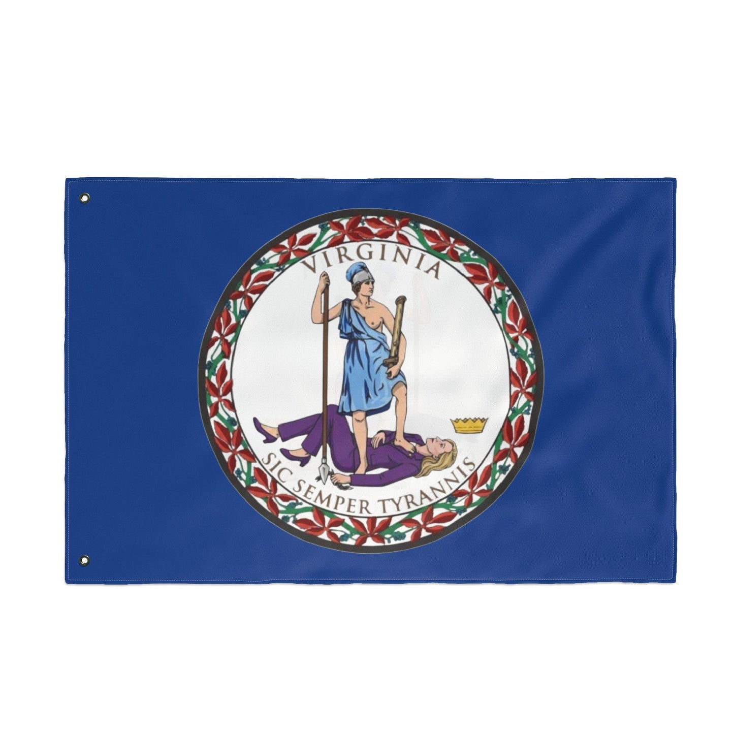 Virginia Tyrant State Seal - Double-Sided Flag
