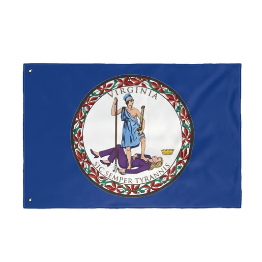 Virginia Tyrant State Seal - Double-Sided Flag