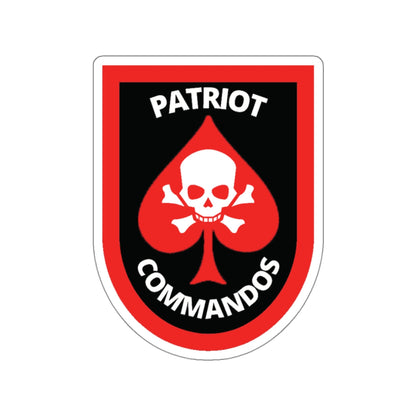 Patriot Commando - Die-Cut Sticker