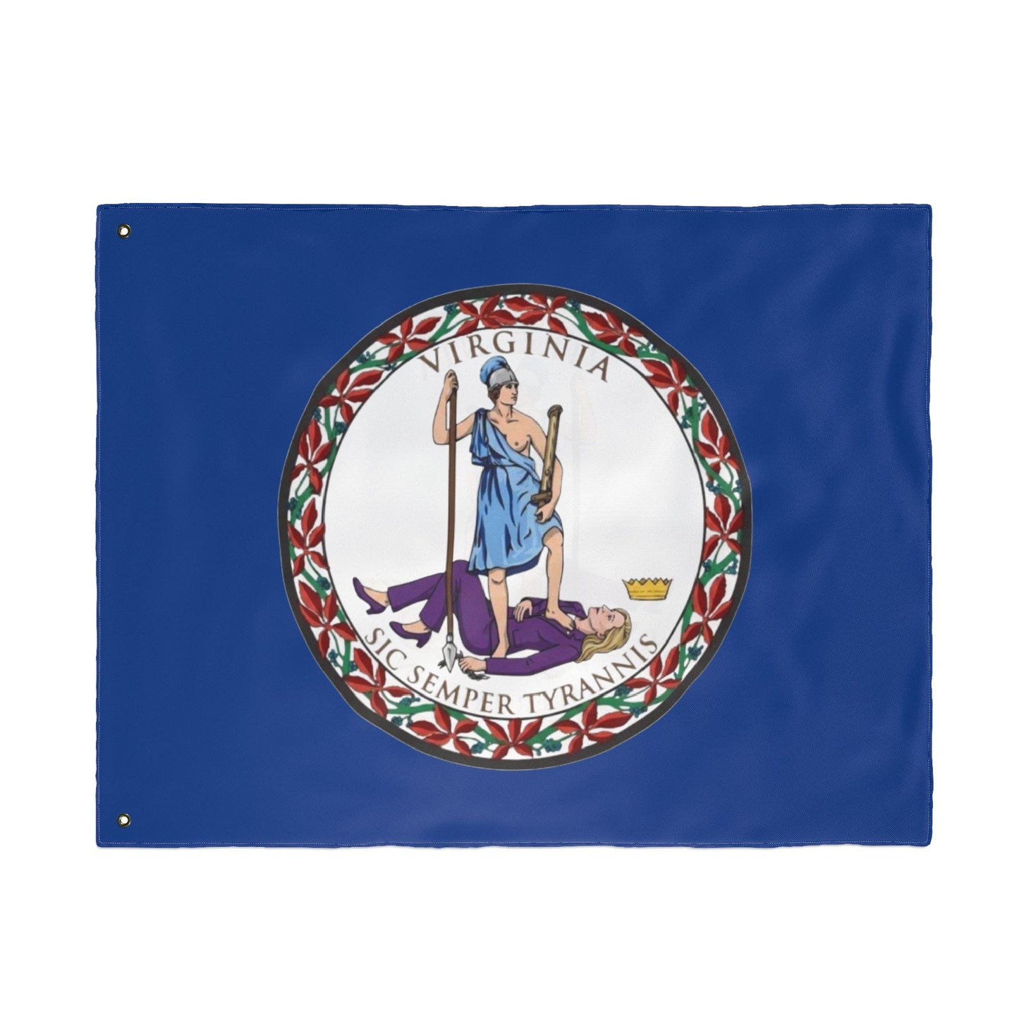 Virginia Tyrant State Seal - Double-Sided Flag