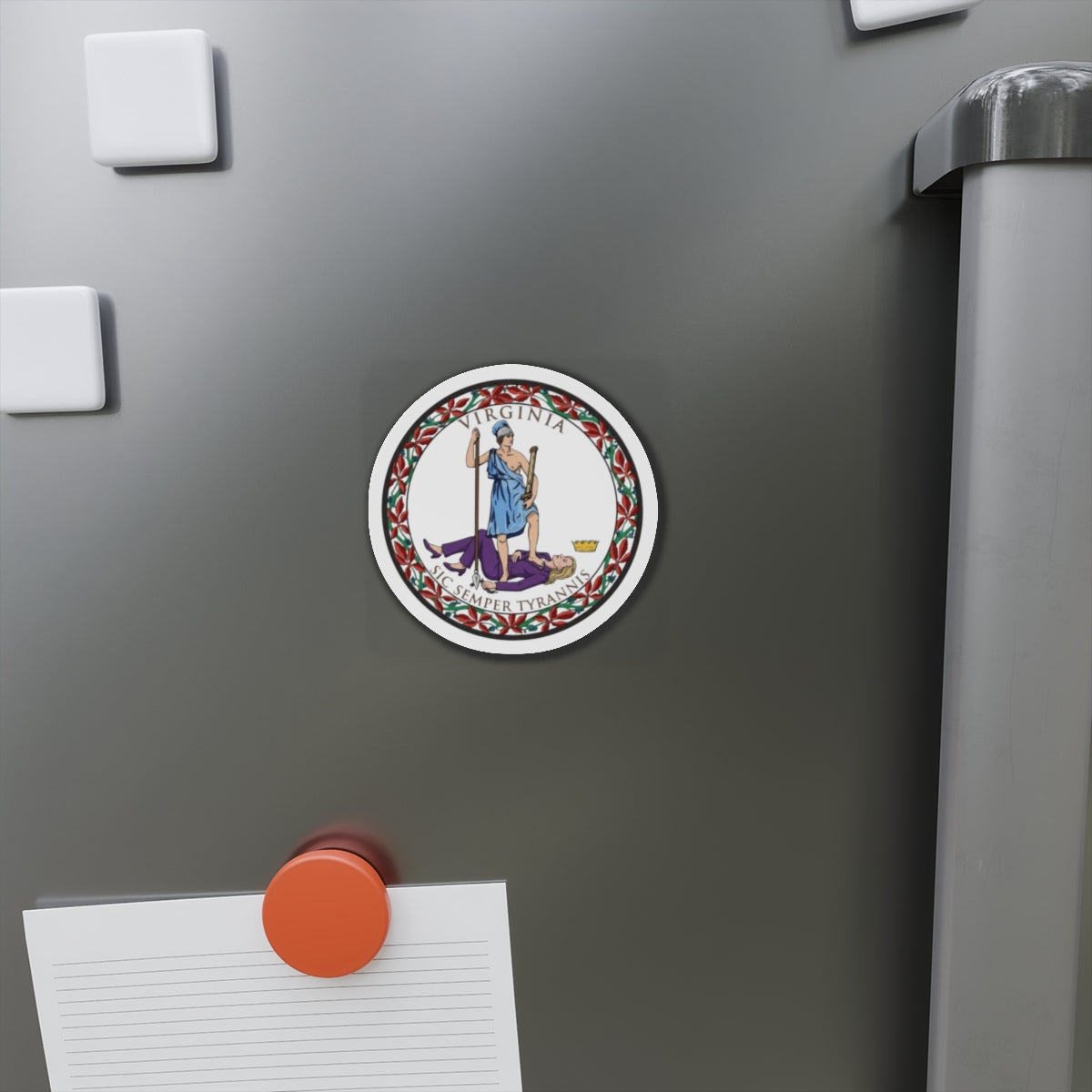 Virginia Tyrant State Seal - Die-Cut Magnet