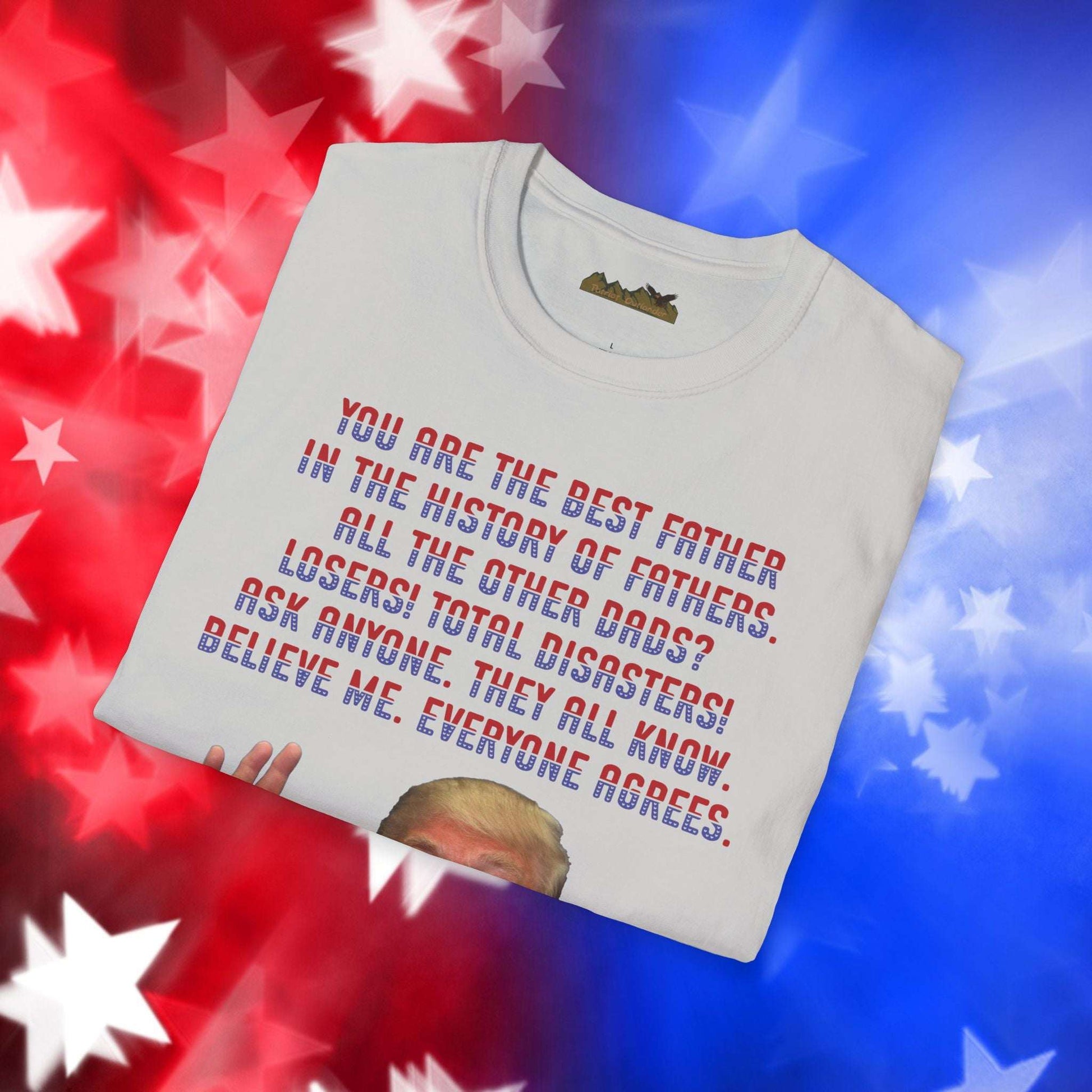 Trump Best Father - Funny Father's Day Softstyle T-Shirt