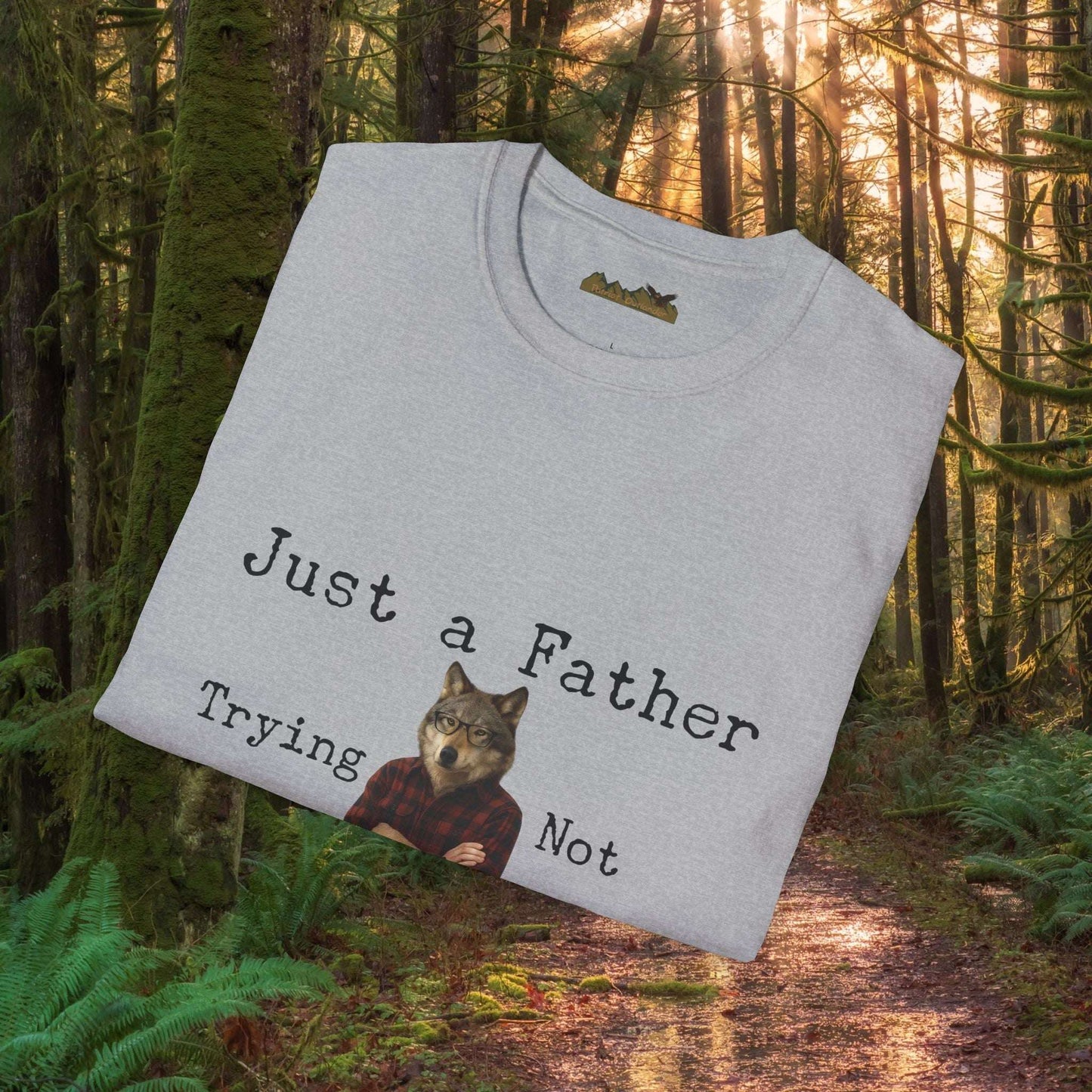 Just a Father Trying Not to Raise Sheep - T-Shirt