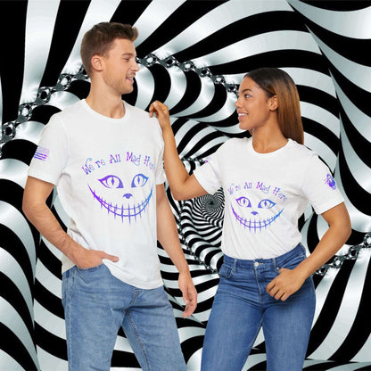 We're All Mad Here (Purple/Blue) - T-Shirt