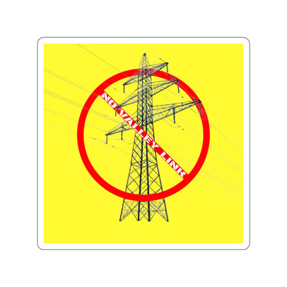 No Valley Link - Die-Cut Sticker