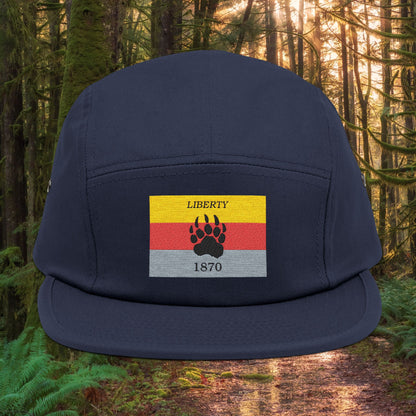 Liberty Flag  - Embroidered 5 Panel Outdoor Cap