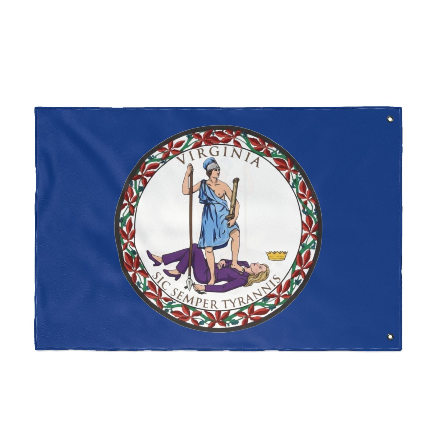 Virginia Tyrant State Seal - Double-Sided Flag