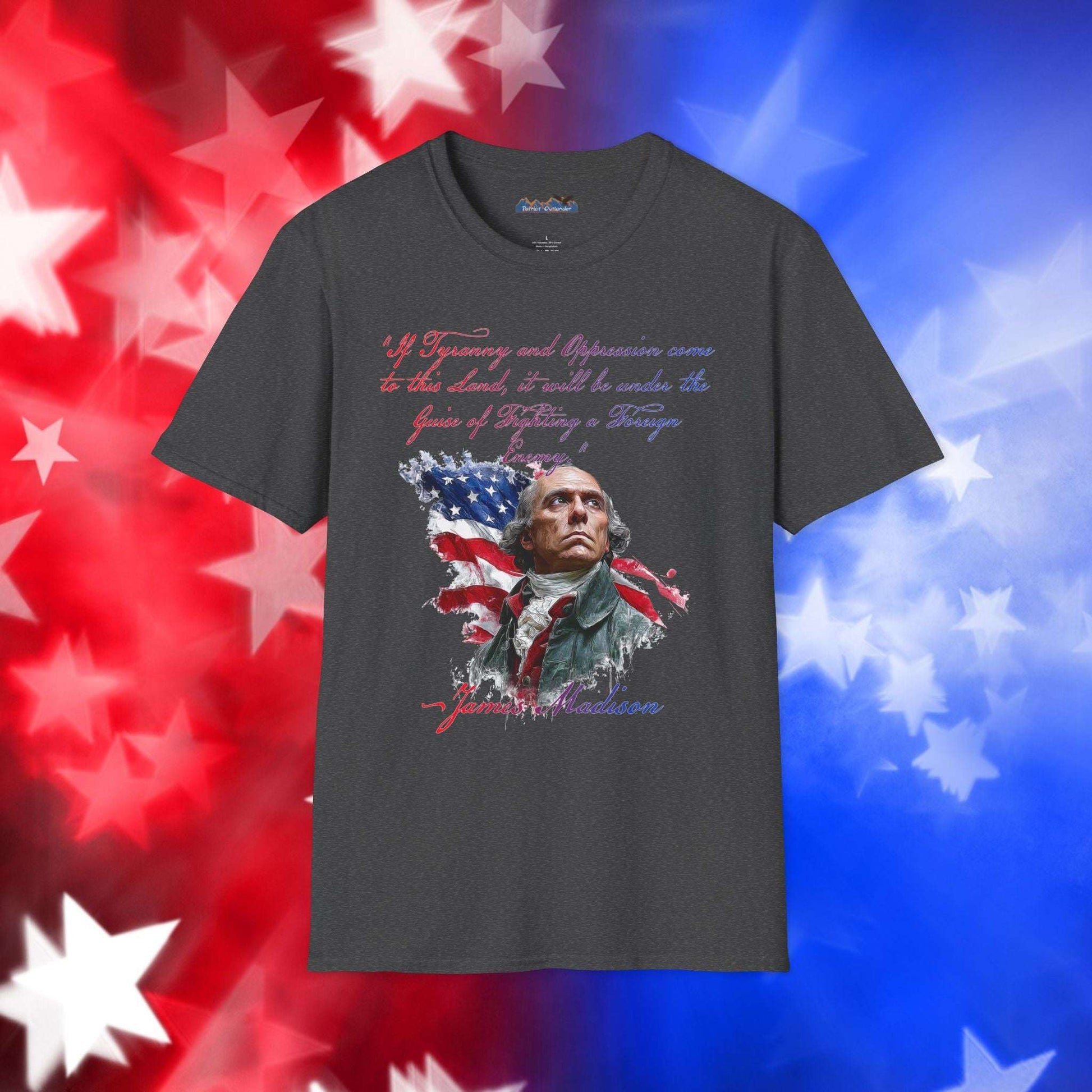 James Madison Style 1 - Independence Day - Softstyle Unisex T-Shirt
