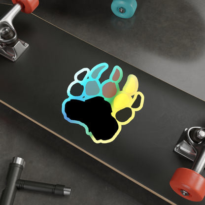 Pineland Bear Claw - Holographic Die-Cut Sticker