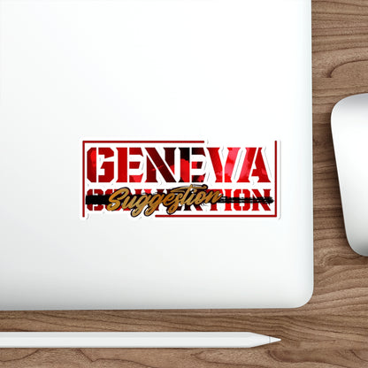 Geneva Suggestion - Die-Cut Sticker