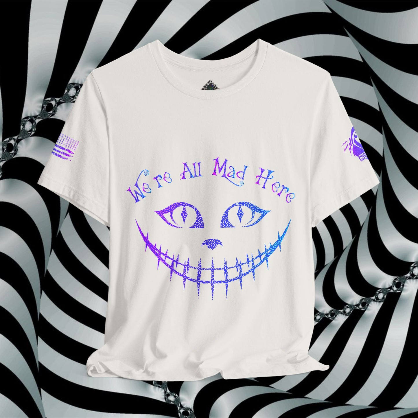 We're All Mad Here (Purple/Blue) - T-Shirt