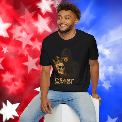 "Tyrant Hunter" - Bold Graphic Unisex Softstyle Tee