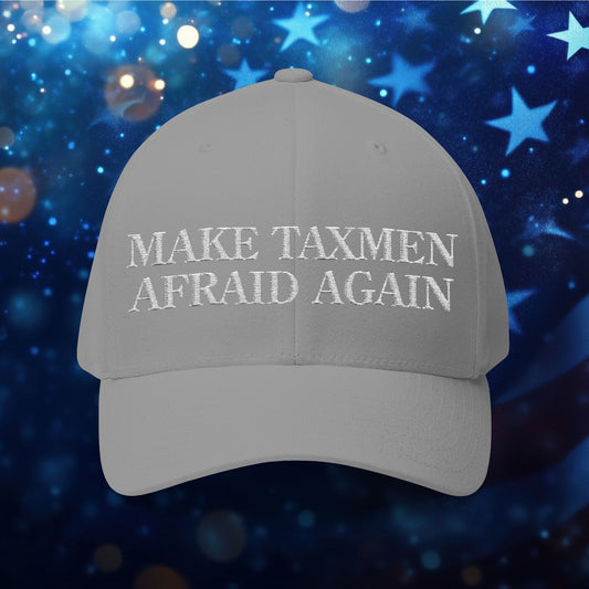 "Make Taxmen Afraid Again" - Bold Embroidered Structured Hat