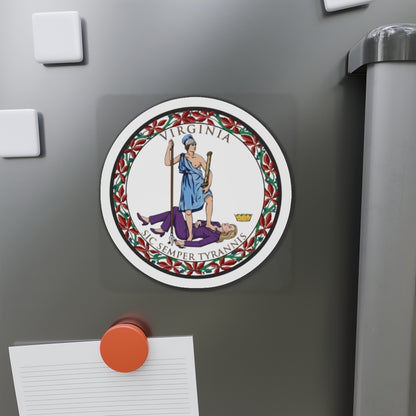 Virginia Tyrant State Seal - Die-Cut Magnet