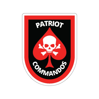 Patriot Commando - Die-Cut Sticker