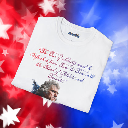 Thomas Jefferson Style 1 - Independence Day - Softstyle Unisex T-Shirt