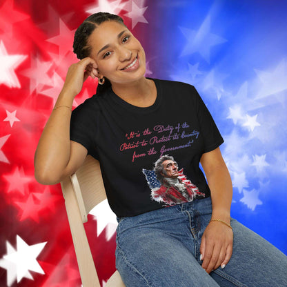 Thomas Paine Style 1 - Independence Day - Softstyle Unisex T-Shirt