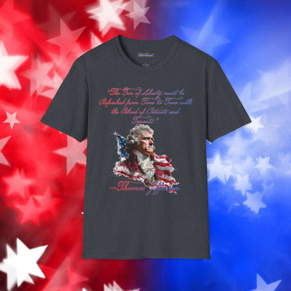 Thomas Jefferson Style 1 - Independence Day - Softstyle Unisex T-Shirt