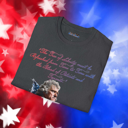 Thomas Jefferson Style 1 - Independence Day - Softstyle Unisex T-Shirt