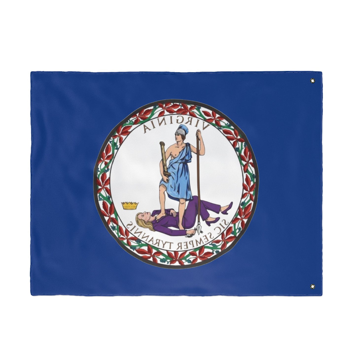 Virginia Tyrant State Seal - Double-Sided Flag