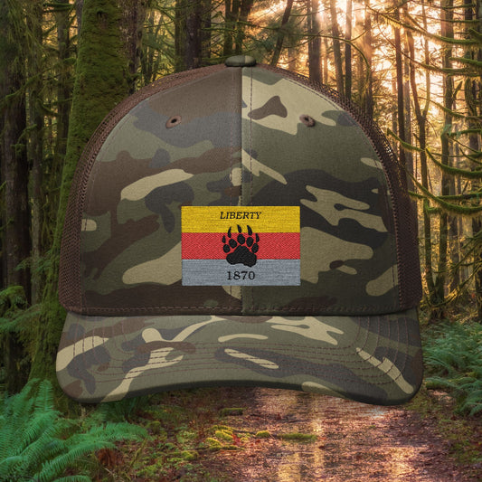 Liberty 1870 Pineland Flag - Camouflage Mesh Hat