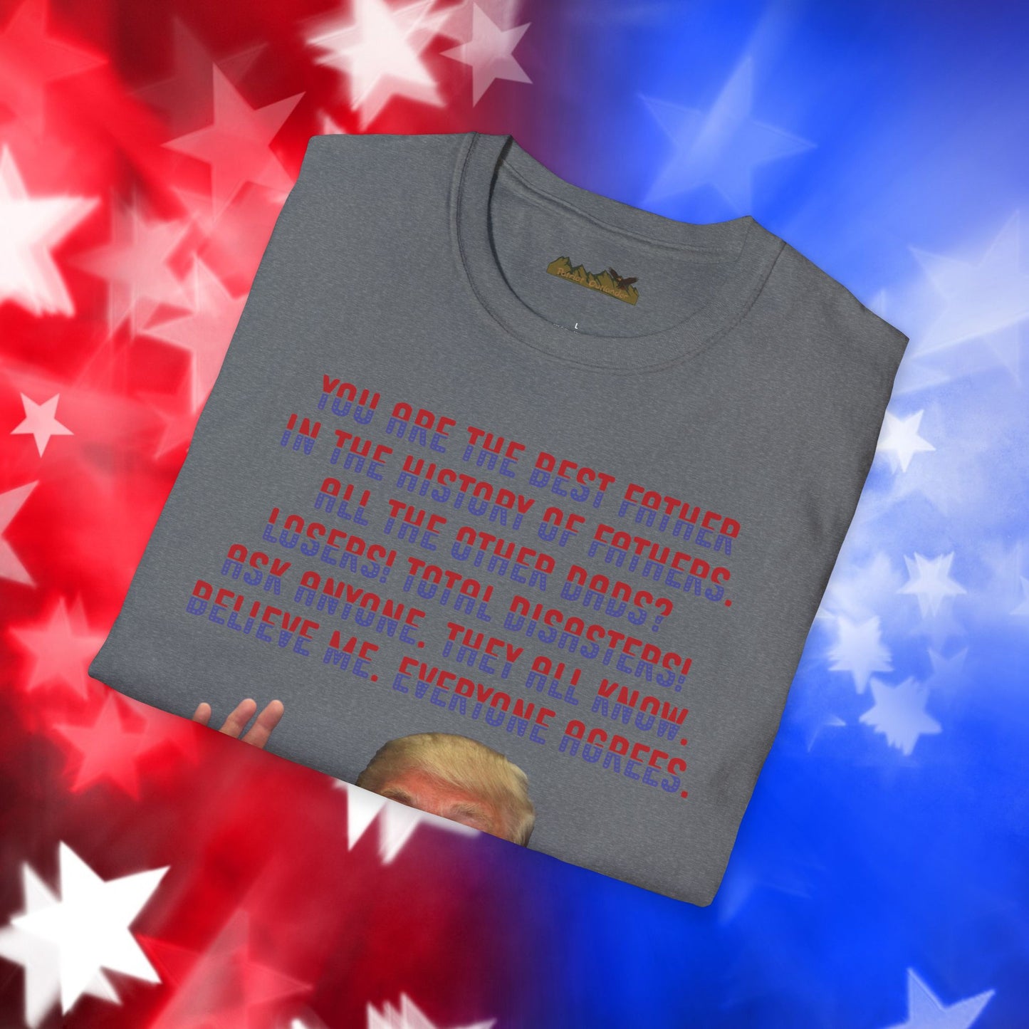 Trump Best Father - Funny Father's Day Softstyle T-Shirt