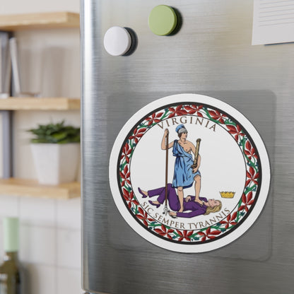 Virginia Tyrant State Seal - Die-Cut Magnet