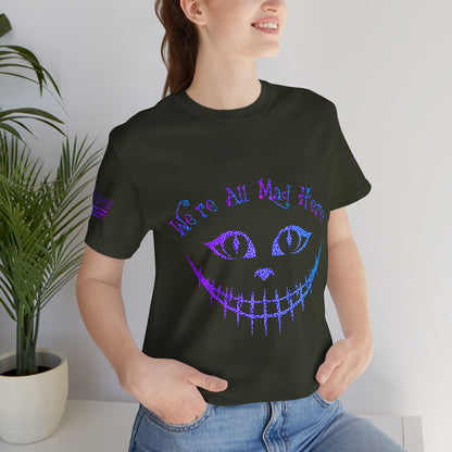We're All Mad Here (Purple/Blue) - T-Shirt