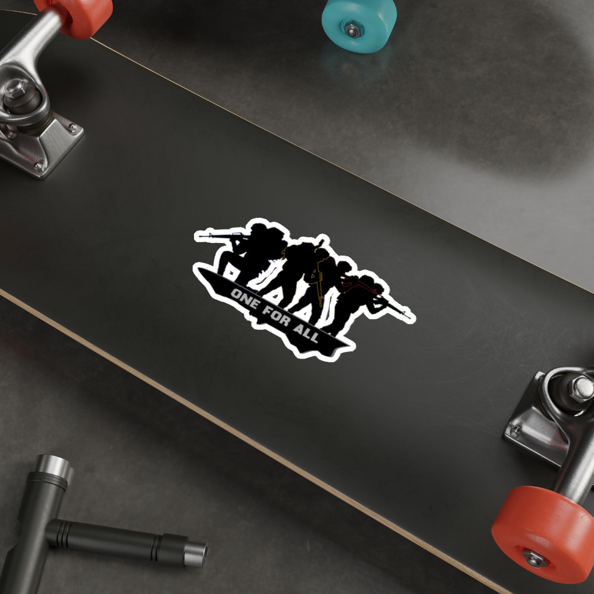 “One For All” - Die-Cut Military Sticker