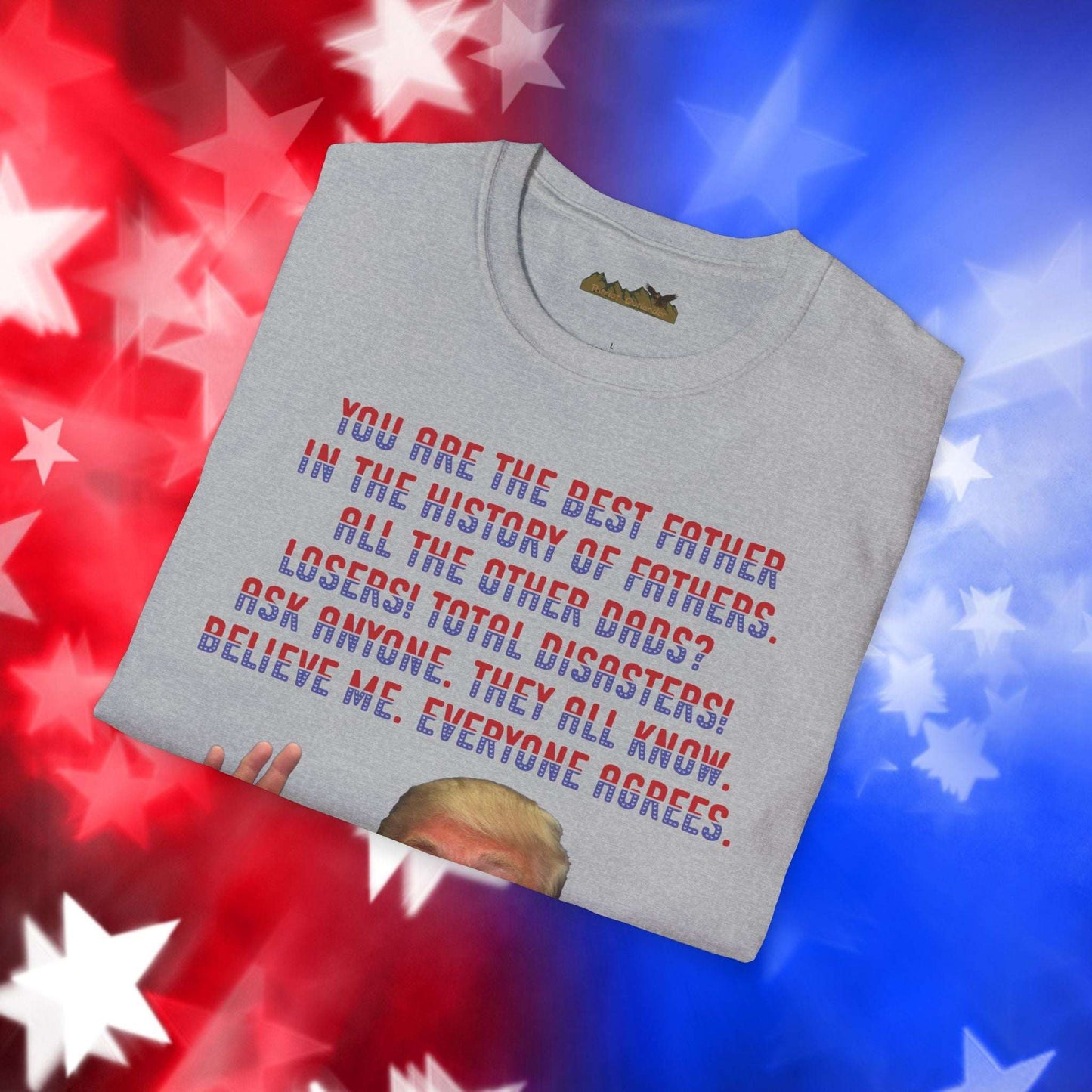 Trump Best Father - Funny Father's Day Softstyle T-Shirt