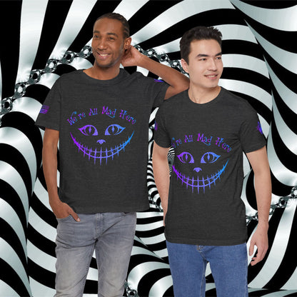 We're All Mad Here (Purple/Blue) - T-Shirt