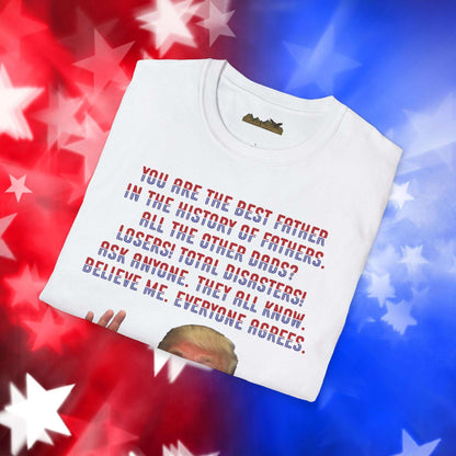 Trump Best Father - Funny Father's Day Softstyle T-Shirt