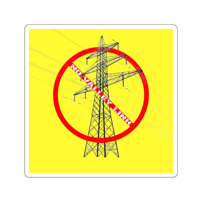 No Valley Link - Die-Cut Sticker