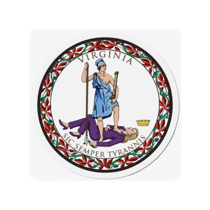 Virginia Tyrant State Seal - Die-Cut Magnet